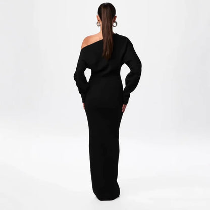 Women's Slim Fit Elegant Long Sleeve Dress