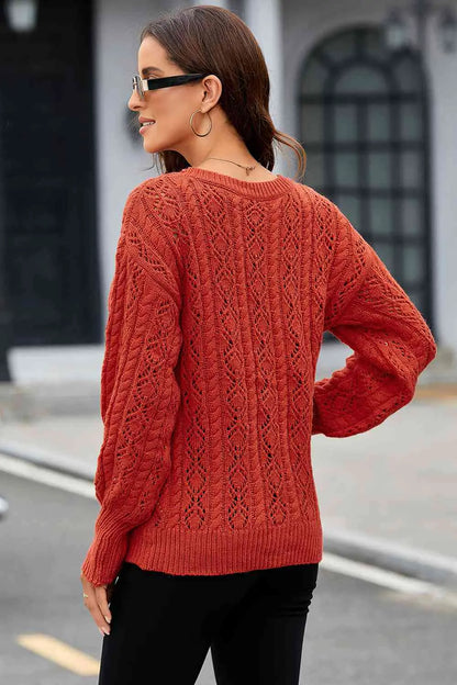 Camille Cable-Knit Sweater-